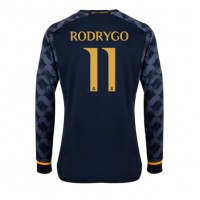 Muški Nogometni Dres Real Madrid Rodrygo Goes #11 Gostujuci 2023-24 Dugi Rukav